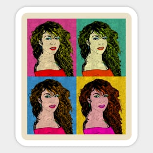 Mariah Carey 80s Pop Art Style Sticker